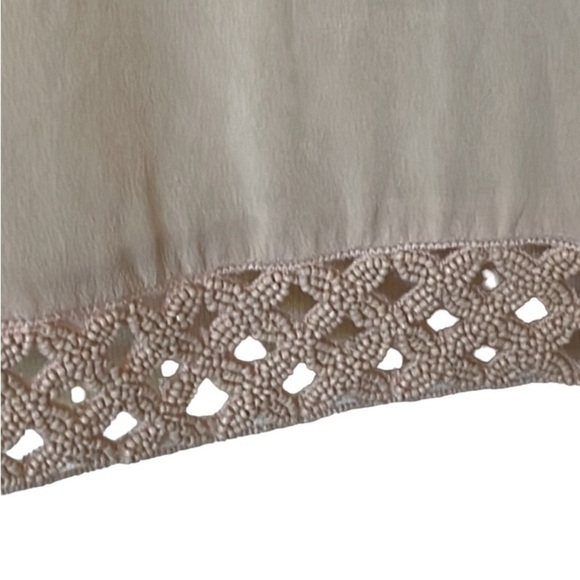 Joie Sheer Silk Top Beaded Embroidery Size XXS - Picture 6 of 9